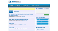 Desktop Screenshot of answers.suretybonds.com